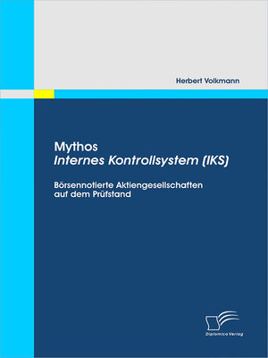 cover image of Mythos Internes Kontrollsystem (IKS)